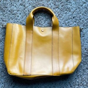 Mustard small tote
